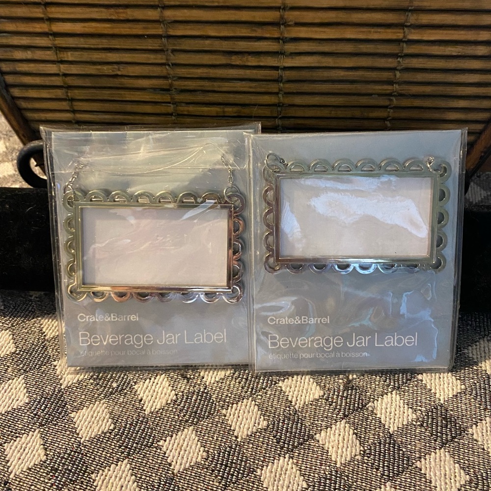 🎈Two Brand New Jar Labels